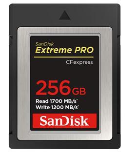 SanDisk 256GB CFexpress Type B Extreme Pro 1700MB/s, Audio, Tv en Foto, Fotografie | Fotostudio en Toebehoren, Zo goed als nieuw