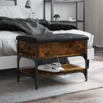 vidaXL Schoenenbank 62x42x45 cm bewerkt hout gerookt, Verzenden, Nieuw