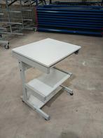 Uitschuifbare verrijdbare tafel 3 verdiepingen grijs met, Ophalen of Verzenden