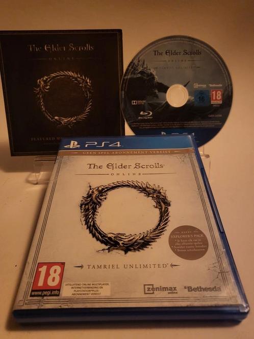 The Elder Tamriel Unlimited Playstation 4, Games en Spelcomputers, Games | Sony PlayStation 4, Zo goed als nieuw, Ophalen of Verzenden