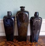 Bouteille (3) - Verre - Trois bouteilles de cave, Antiek en Kunst