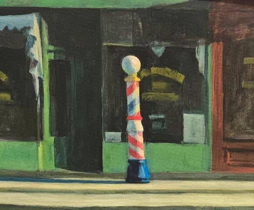 Edward Hopper (1882-1967) (after) - Early Sunday Morning,, Antiek en Kunst, Curiosa en Brocante