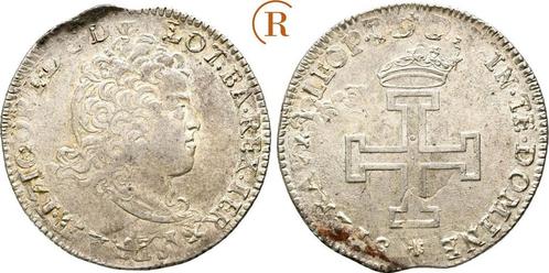 Teston 1710 Lothringen: Leopold I, 1697-1729:, Postzegels en Munten, Munten | Europa | Niet-Euromunten, België, Verzenden