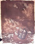 Paus Benedictus XV roept op naar vrede op spotprent, Antiek en Kunst, Verzenden