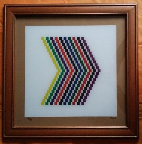 Geneviève Claisse (1935-2018) - Geometric Composition -, Antiek en Kunst, Antiek | Overige Antiek