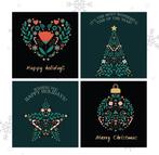 Tweedekans | Giftmas Kerstkaarten - Wenskaarten - 52 Stuks -, Diversen, Kerst, Ophalen of Verzenden, Nieuw