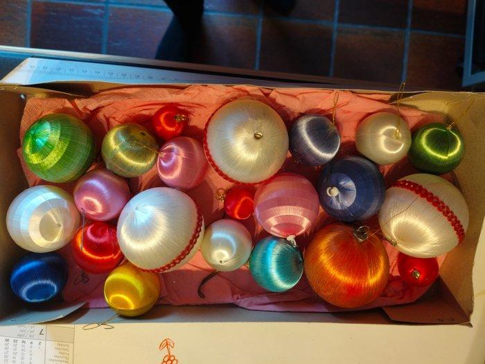 Kerstballen - Glas, Fluweel, Diversen, Kerst