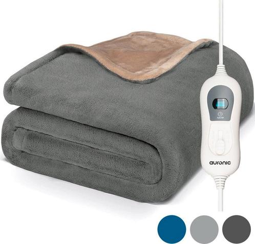 Tweedekans | Auronic Elektrische Warmtedeken - Bovendeken -, Huis en Inrichting, Woonaccessoires | Plaids en Woondekens, Ophalen of Verzenden