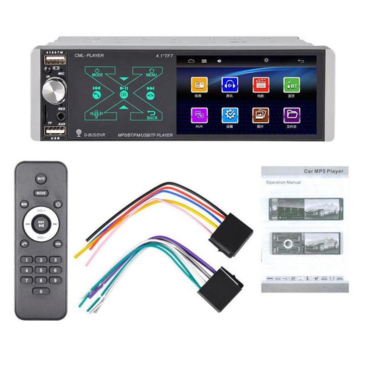 Android 1 din 1din autoradio bluetooth fm auto radio usb sd, Auto diversen, Autonavigatie, Nieuw, Verzenden
