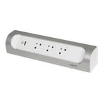 Legrand 90 graden monteerbaar stopcontact 3x2P+PA USB A+C, Verzenden, Nieuw