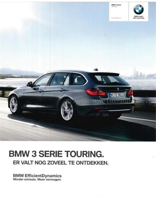 2013 BMW 3 SERIE TOURING BROCHURE NEDERLANDS, Boeken, Auto's | Folders en Tijdschriften