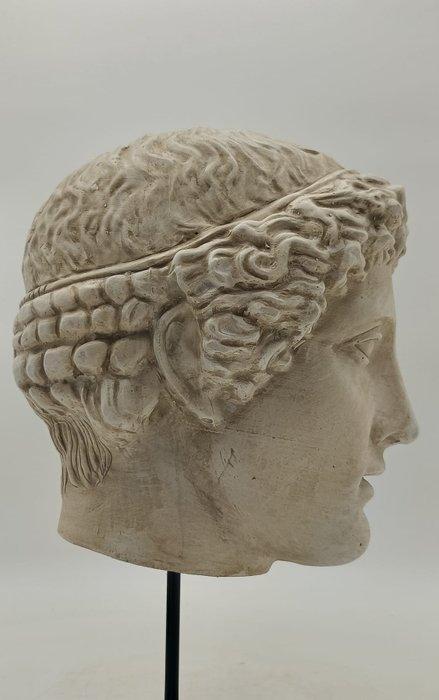 sculptuur, Testa di Apollo - 36 cm - marmerstof, Antiek en Kunst, Curiosa en Brocante
