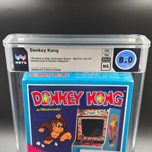 Mattel, Coleco - Intellivision - Donkey Kong WATA 8.0 NS, Games en Spelcomputers, Spelcomputers | Overige Accessoires