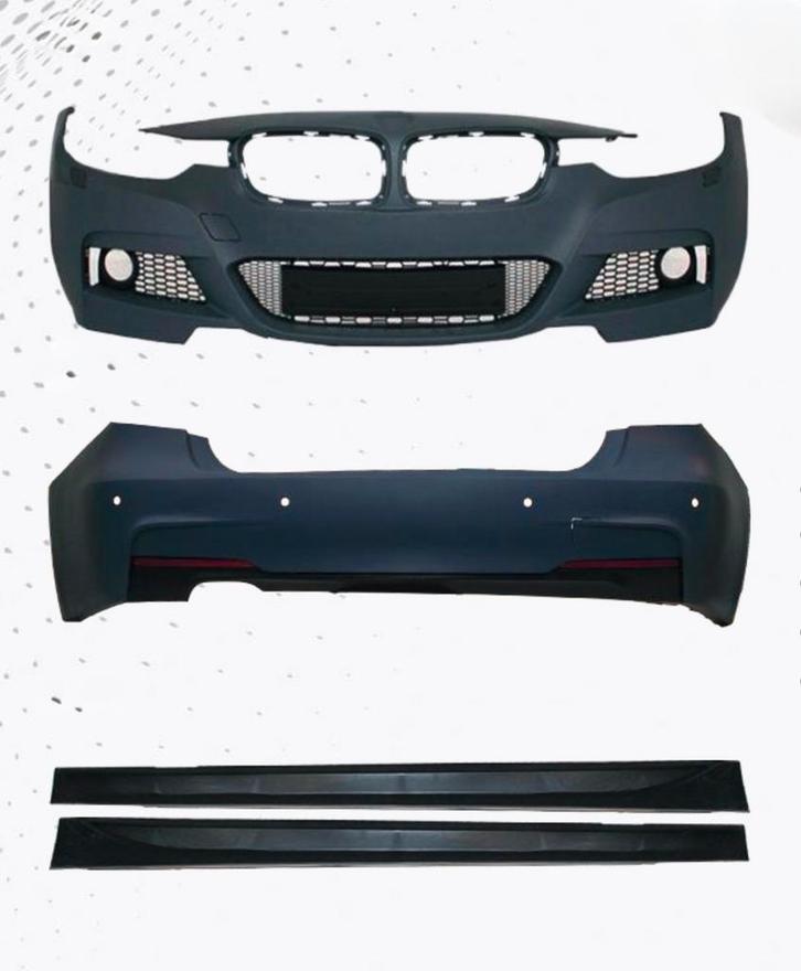 BMW F30 12–18 M-Tech bodykit – enkele uitlaat + sideskirts, Auto-onderdelen, Carrosserie, Voor, Achter, Links, Rechts, Bumper