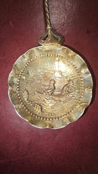 Lepel - lepel - .800 zilver - Zilveren antieke lepel, Antiek en Kunst, Antiek | Zilver en Goud
