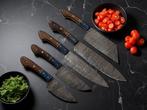 Keukenmes - Kitchen knife set - Set van 5 chefmessen van