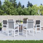 vidaXL Tuinstoelkussens 6 st oxford stof antracietkleurig, Verzenden, Nieuw