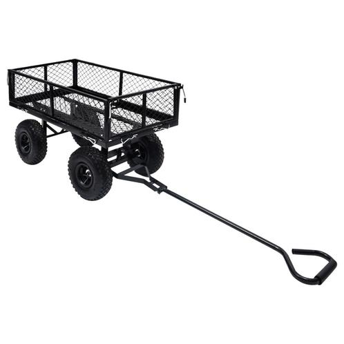 vidaXL Tuinwagen 250 kg zwart, Doe-het-zelf en Bouw, Gereedschap | Handgereedschap, Nieuw, Verzenden