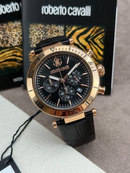 Roberto Cavalli - Chronograph Date - Sans Prix de Réserve -, Handtassen en Accessoires, Horloges | Heren