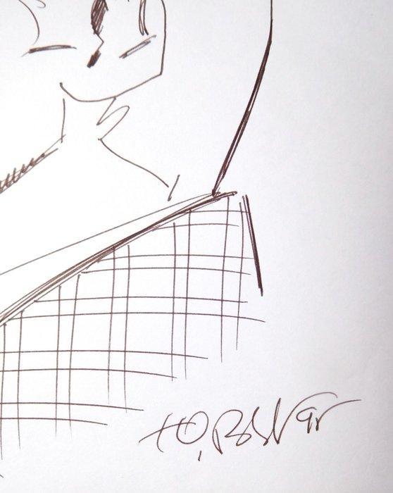 Tibet - 1 Original drawing - Ric Hochet - Commissaire, Boeken, Stripverhalen