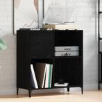 vidaXL Plankenkast in Zwart Eiken 84,5x38x89 cm Geengineerd, Huis en Inrichting, Kasten | Overige, Verzenden, Nieuw