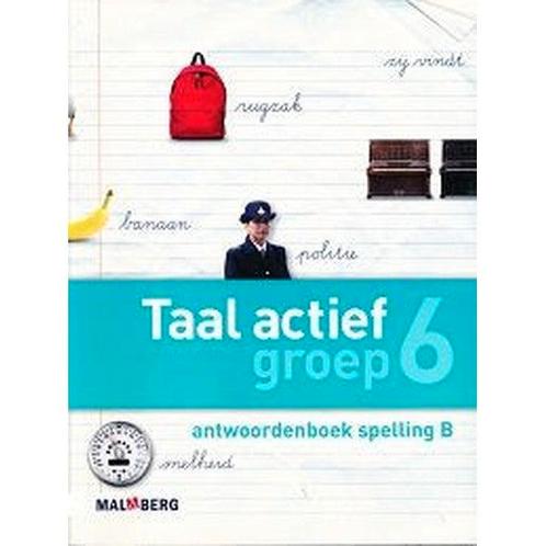 Taal Actief versie 4 Antwoordenboek Spelling 6B, Livres, Livres scolaires, Envoi