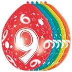 Ballonnen 9 Jaar Versiering 30cm 5st, Nieuw, Verzenden
