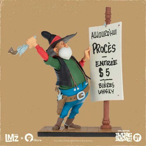 Lucky Luke De Rechter Beeld 22 cm, Verzamelen, Stripfiguren, Ophalen of Verzenden