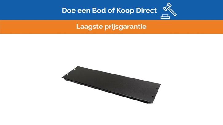 Bieden: Promeda 19 inch rack cover plate black - 49413-000-, Watersport en Boten, Navigatiemiddelen en Scheepselektronica, Ophalen of Verzenden
