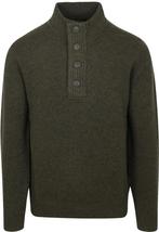 Barbour Trui Wol Patch Groen maat Maat 52/54 (L) Heren, Maat 52/54 (L), Barbour, Verzenden, Nieuw