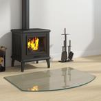 vidaXL Glasplaat openhaard 80x60 cm, Doe-het-zelf en Bouw, Glas en Ramen, Verzenden, Nieuw