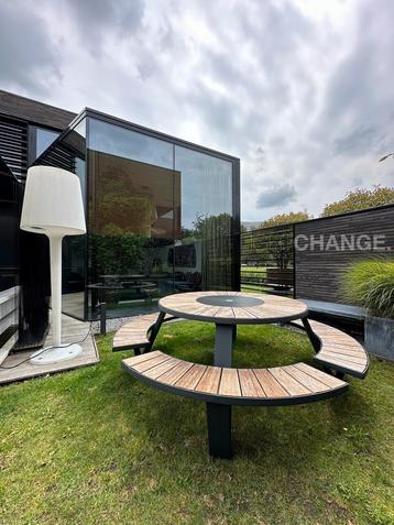Extremis Pantagruel picknicktafel, ook Hopper en Gargantua, Tuin en Terras, Gebruikt