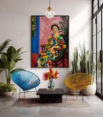 E. García - LA MUJER DEL ALBORNOZ COLORIDO - XL (NO RESERVE), Antiek en Kunst