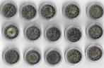 Chypre, Grèce. 2 Euro 2002/2023 (15 coins)  (Sans Prix de