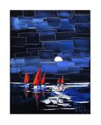 Caroline Mandrafina - Pfleger  Nuit éclairée, Antiek en Kunst