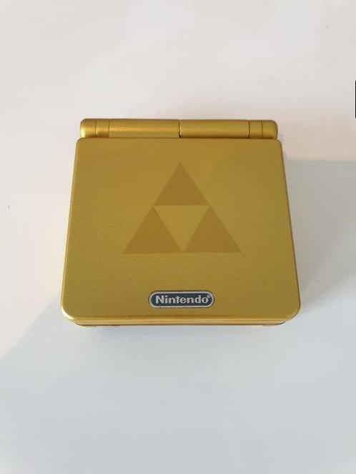 Nintendo - Gameboy Advance SP - GBA GOLD ZELDA LINK (new, Games en Spelcomputers, Spelcomputers | Overige Accessoires