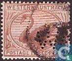 West-Australië - Zwaan W.A. perforatie - 1906, Postzegels en Munten, Postzegels | Oceanië, Verzenden, Gestempeld