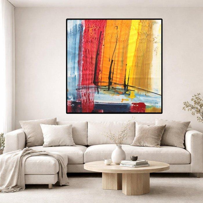 Giuseppe Panzica - Vol. 3520 - Scirocco (100x100 XXL), Antiek en Kunst, Kunst | Schilderijen | Modern