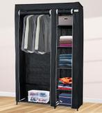 Lendo Online Armoire Pliable 108x44x166 cm Acier Noir, Maison & Meubles