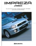2001 SUBARU IMPREZA BROCHURE NEDERLANDS, Livres, Autos | Brochures & Magazines
