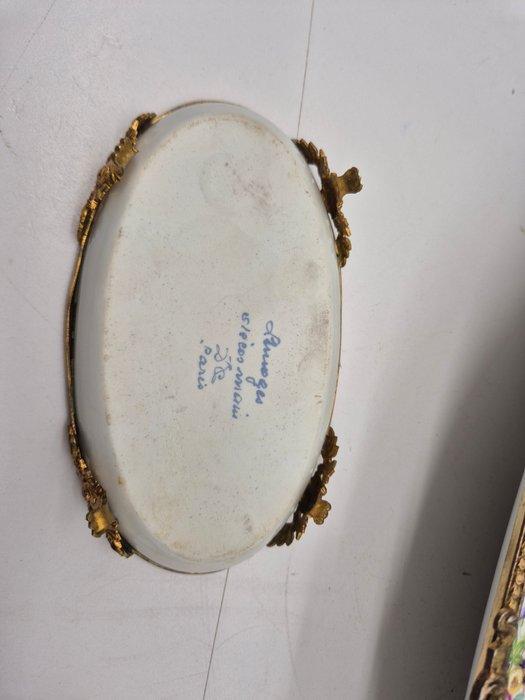 Decoratief dienblad (3) - Limoges - Frankrijk - vergulde, Antiek en Kunst, Antiek | Glaswerk en Kristal