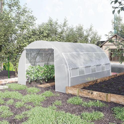 Tomatenkas – SterkStaal - UV-bescherming – Winddicht - Wit, Tuin en Terras, Hand-tuingereedschap, Nieuw, Ophalen of Verzenden