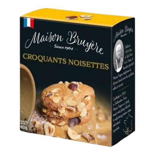 Maison Bruyere koekjes hazelnoot krokant 60g, Collections, Vins