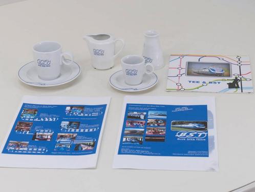Set servies en  brochures TEE & BST  Blue Star Train (e 1:1), Collections, Trains & Trams, Enlèvement ou Envoi