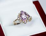 Zonder minimumprijs - Ring - 925 zilver - 2,70 ct roze, Nieuw