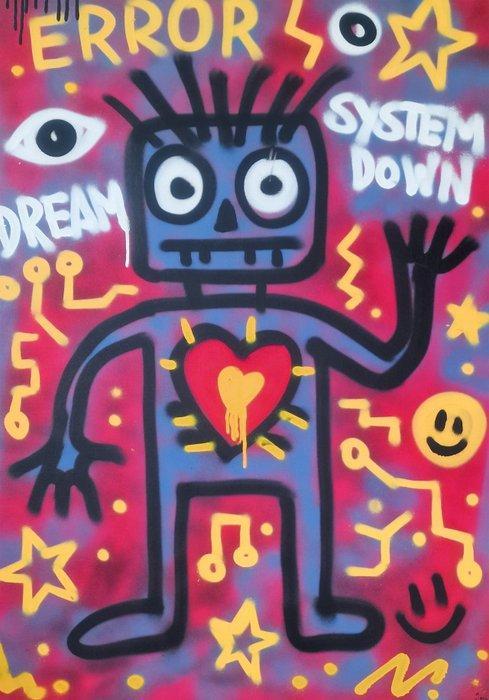 FÜR (1978) - Error 101 - XL Size - (We Spray) NOT a PRINT, Antiek en Kunst, Kunst | Schilderijen | Modern