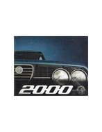 1974 ALFA ROMEO 2000 BERLINA BROCHURE NEDERLANDS, Nieuw