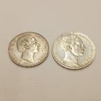 Duitsland, Beieren. Maximilian II. (1848-1864). 2 Gulden, Postzegels en Munten, Munten | Europa | Niet-Euromunten