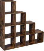 Boekenkast - Stijlvol - Ruimtelijk - Bruin, Huis en Inrichting, Kasten | Boekenkasten, Ophalen of Verzenden, Nieuw, Modern