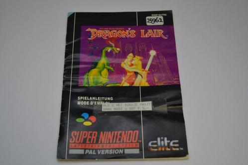 Dragons Lair (SNES FRG MANUAL), Games en Spelcomputers, Spelcomputers | Nintendo Consoles | Accessoires